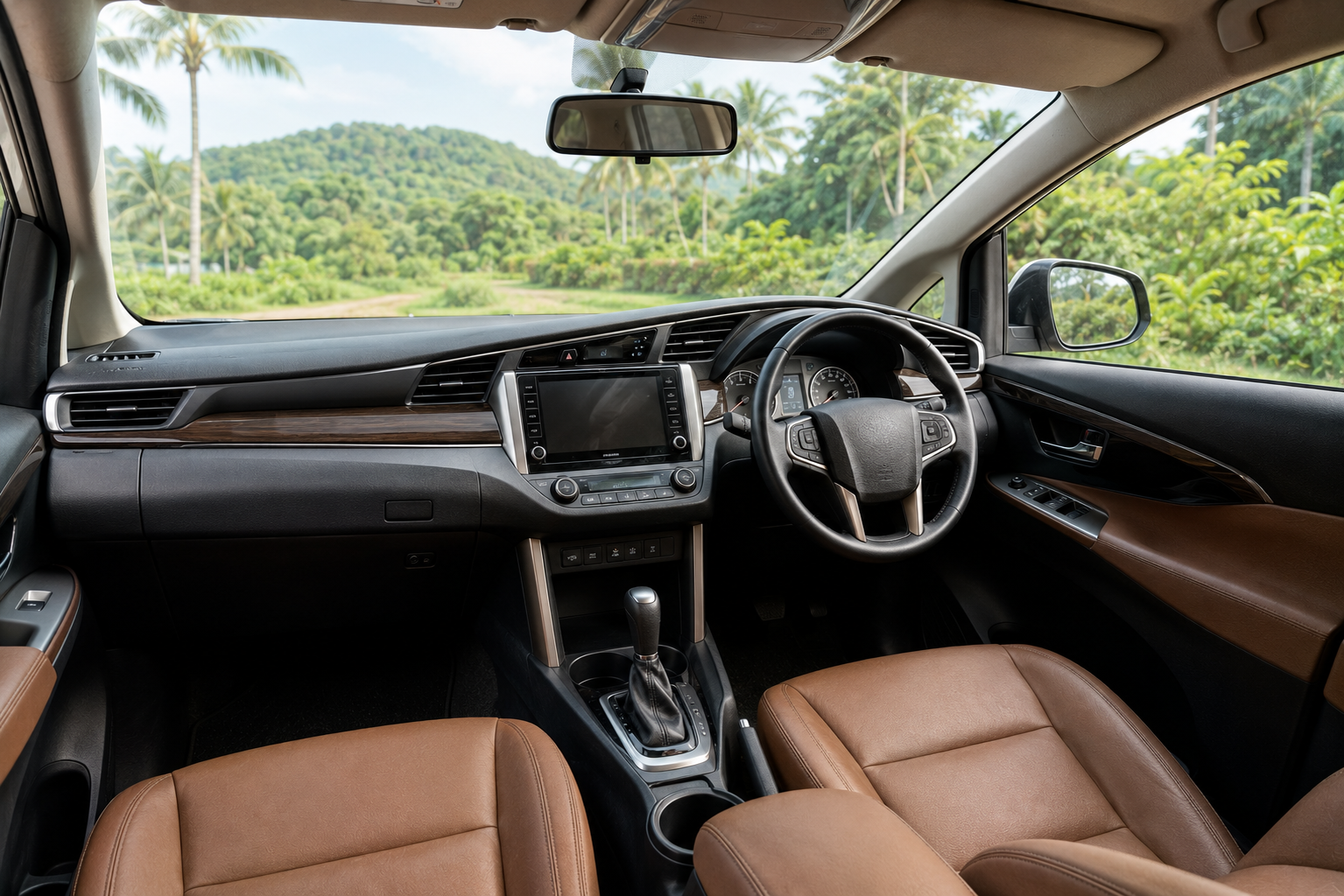 Premium Toyota Innova Crysta Interior with Spacious Seating