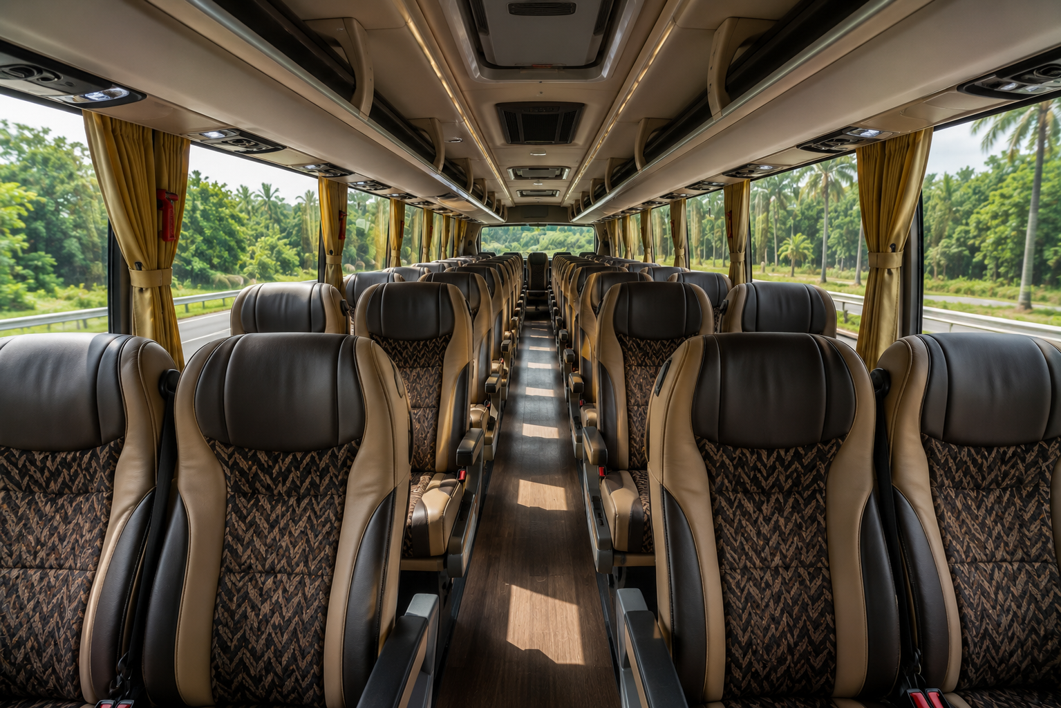 Large Luxury Coach Interior