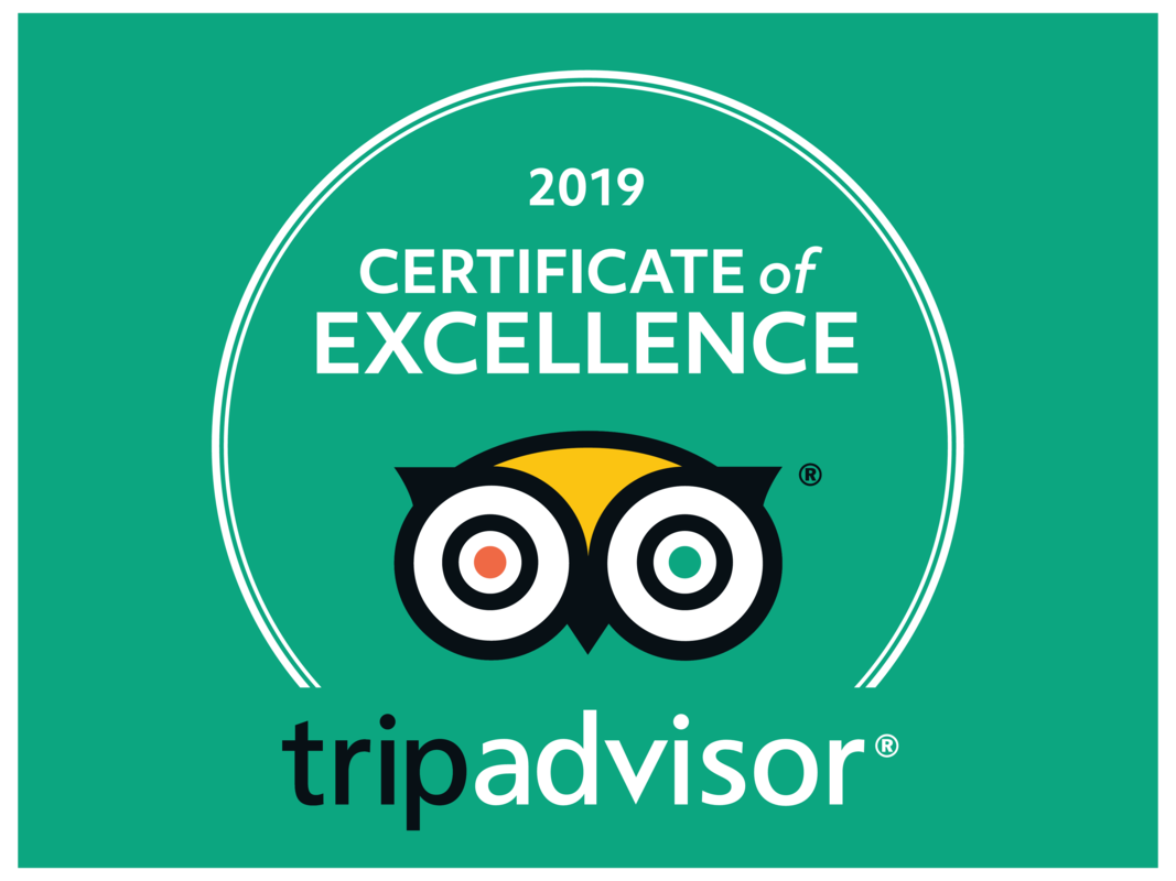 TripAdvidor - Certificate of Excellence